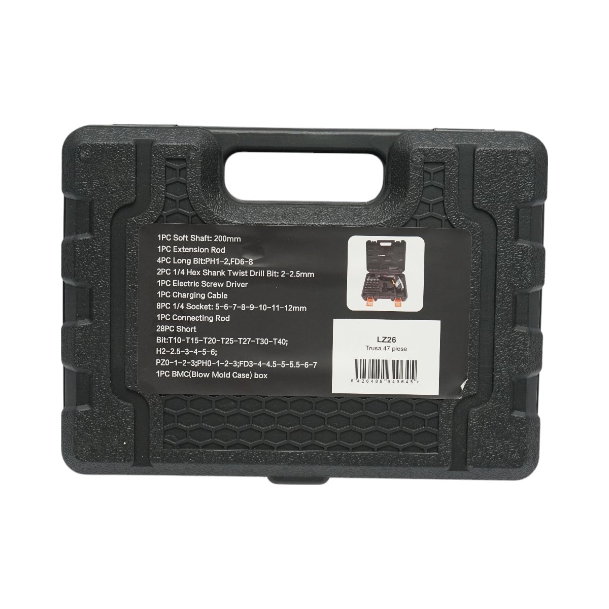 Trusa masina de insurubat cu acumulator 3.6V 48 piese